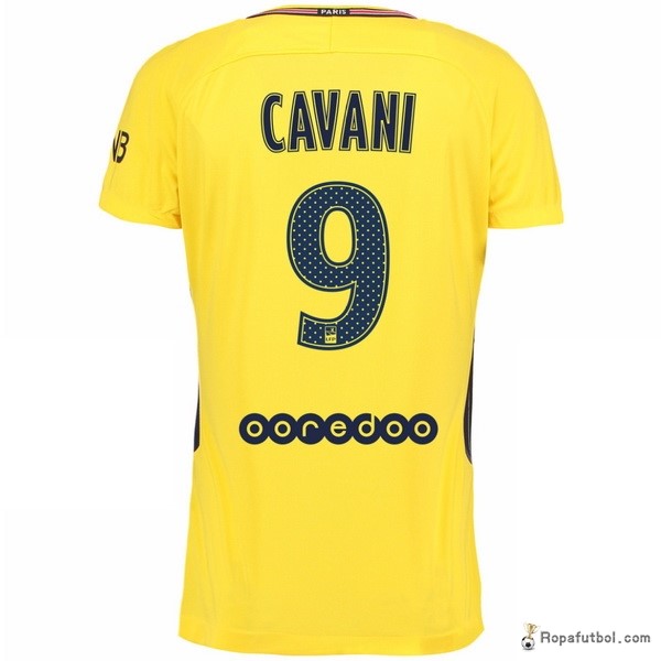 Camiseta Paris Saint Germain Replica Segunda Ropa Cavani 2017/18